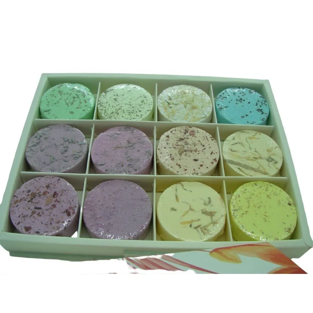 Deoxom SpringBuds Vegan Aromatherapy Shower Bomb Set of 12 New Wrapped & Sealed